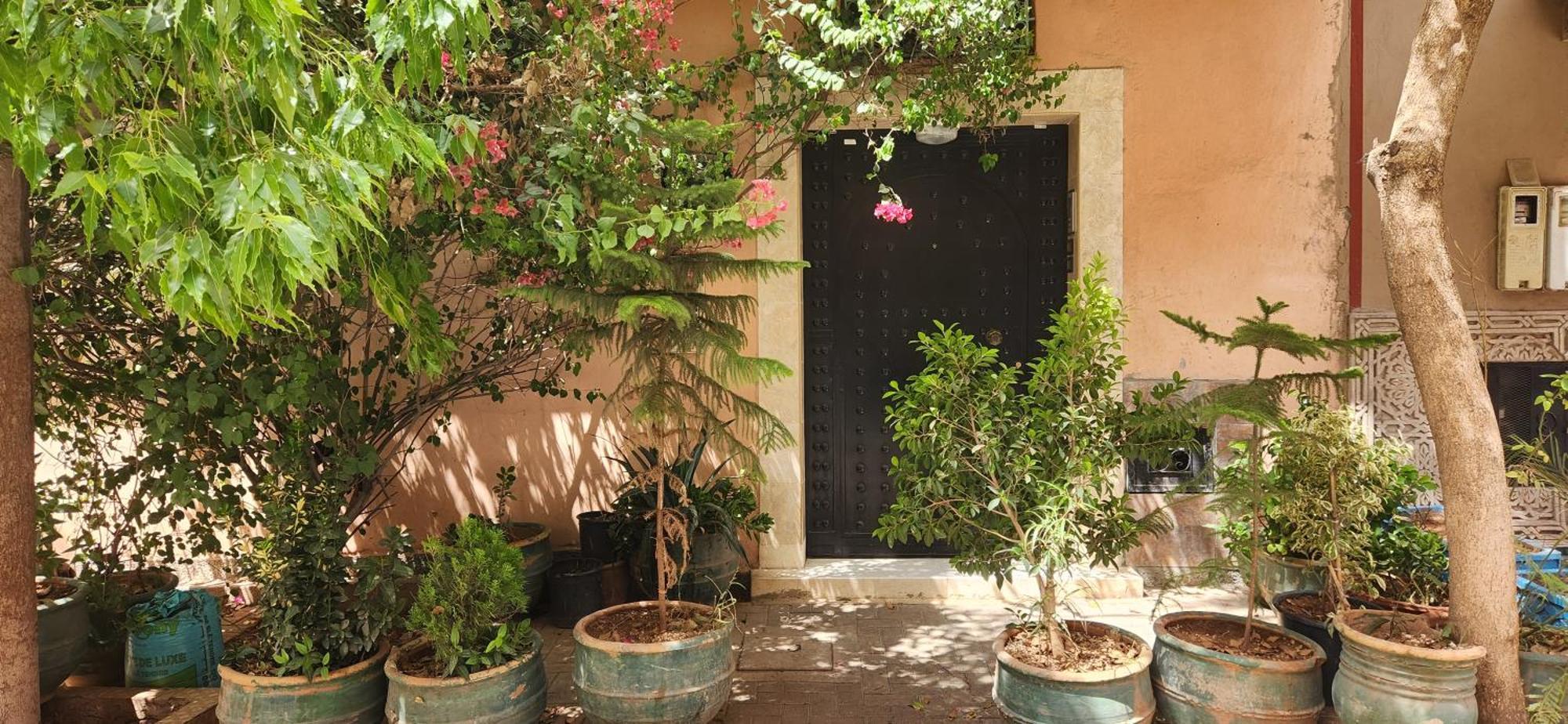 Appartement Riad 5Min A Pied De L'Aeroport Marrakesh Exterior photo