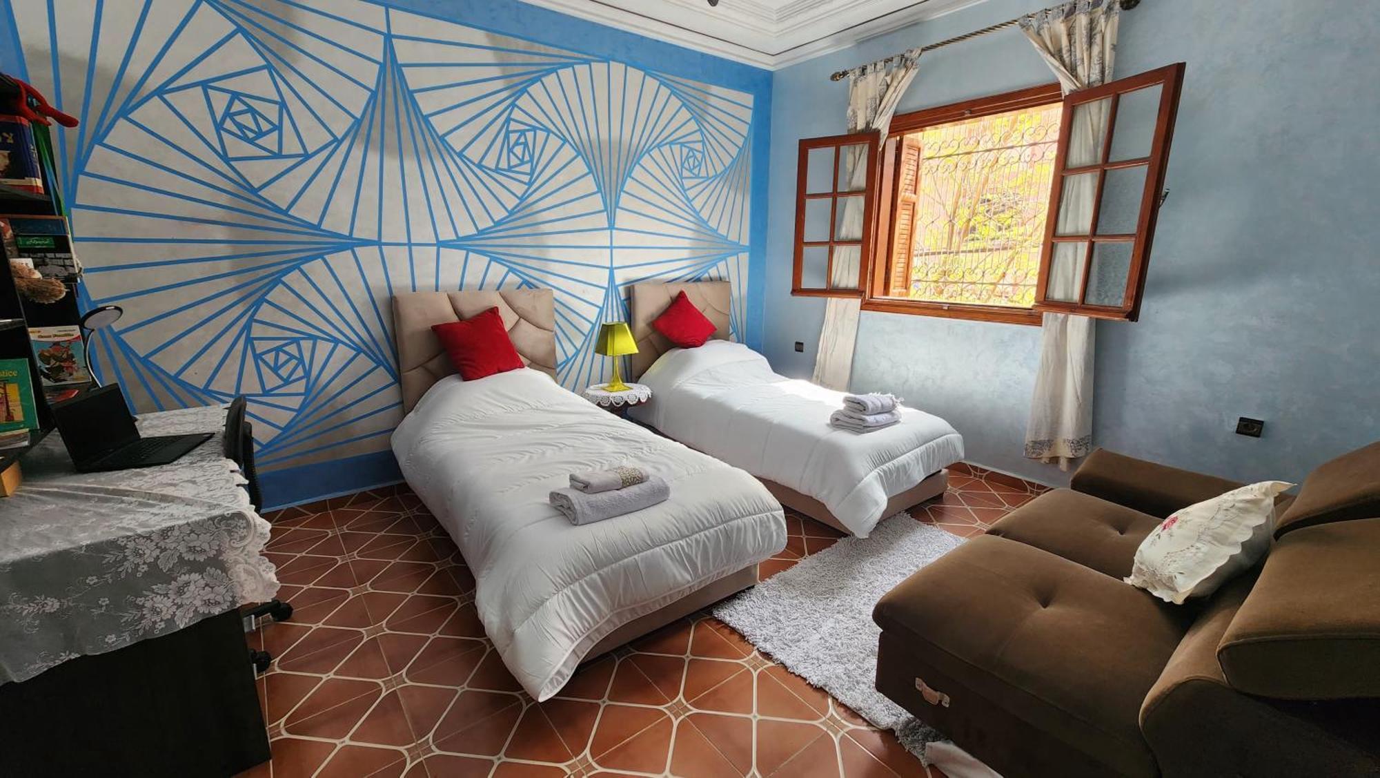 Appartement Riad 5Min A Pied De L'Aeroport Marrakesh Exterior photo